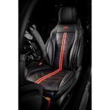 FUNDA DE ASIENTO RESPALDO F1 NEGRO/ROJO