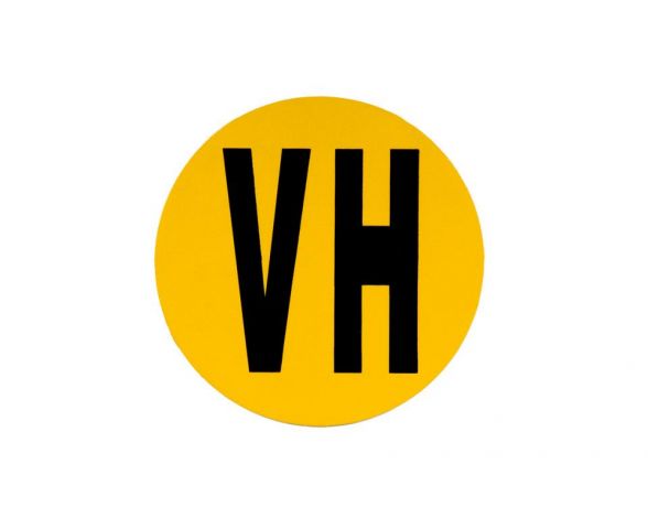 PLACA VH METÁLICA DISTINTIVA VEHÍCULO HISTÓRICO 