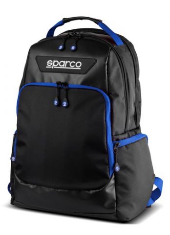 MOCHILA SPARCO SUPERSTAGE NEGRO/AZUL