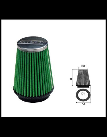 FILTRO UNIVERSAL GREEN CÓNICO GF