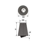 FILTRO UNIVERSAL GREEN CHAPA INOX