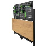 MESA DE TRABAJO PLEGABLE CON PANEL FRONTAL