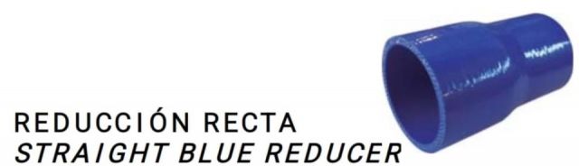 REDUCCIÓN SILICONA AZUL Ø70 - Ø60 1M