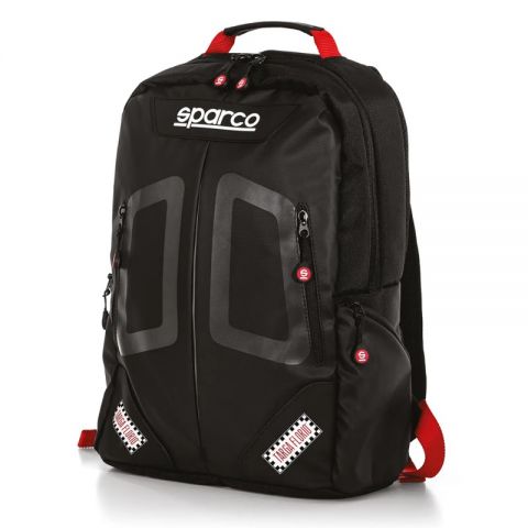 MOCHILA SPARCO TARGA FLORIO NEGRO/ROJA