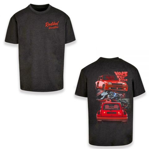 CAMISETA RADIKAL REVOLUTION NICE FAT ASS GRIS T-XL