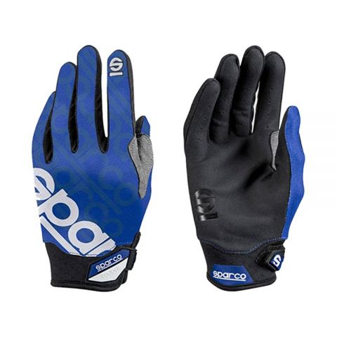 GUANTES MECA 3 SPARCO TALLA XL AZUL/NEGRO