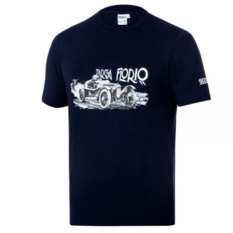 CAMISETA SPARCO TARGA FLORIO TALLA M AZUL MARINO
