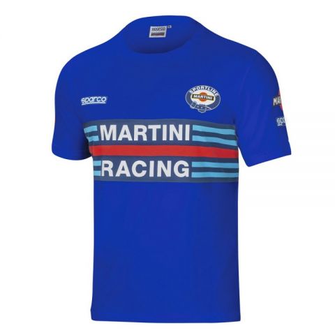 CAMISETA SPARCO MARTINI-R MANGA CORTA XL AZUL CLA 