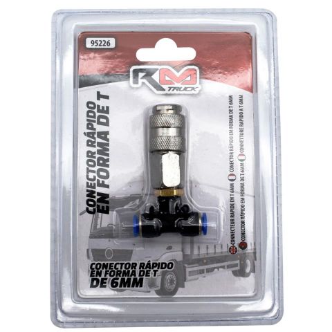 CONECTOR TIPO T RÁPIDO 6MM RM TRUCK