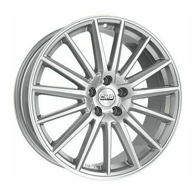 LLANTA CMS 6x15 ET47 4x100 54.1 PLATA CARRERA