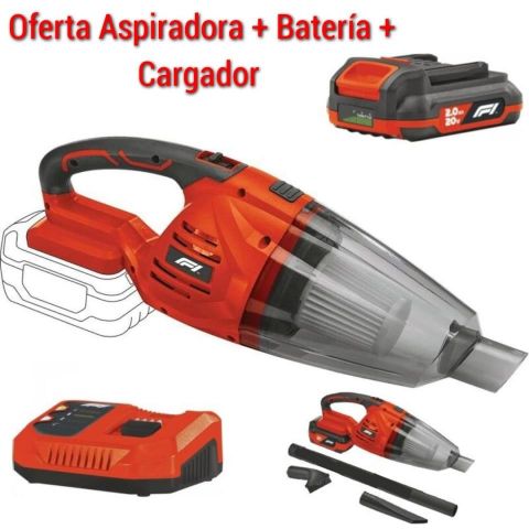 OFERTA F1 ASPIRADORA + BATERÍA + CARGADOR