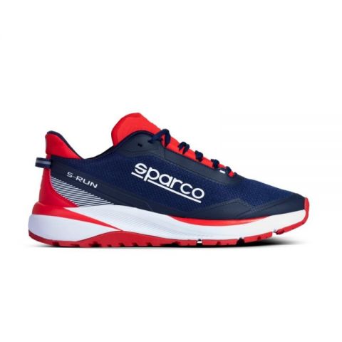 ZAPATILLAS SPARCO S-RUN TALLA 45 AZUL MARINO/ROJO