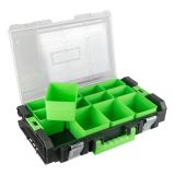 CAJA PARA HERRAMIENTAS APILABLE 12 COMPARTIMENTOS