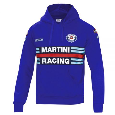 SUDADERA SPARCO MARTINI-R TALLA M AZUL CLARO
