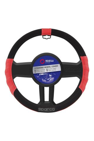 FUNDA CUBREVOLANTE SPARCO L-SPORT ROJO