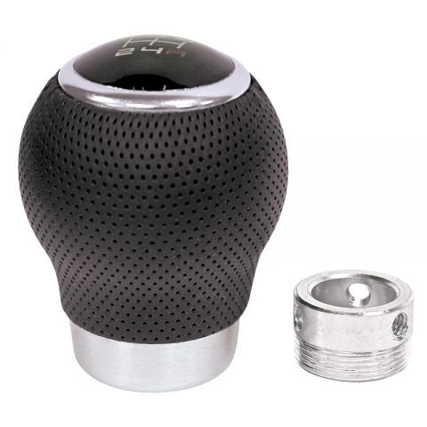 POMO CÁMBIO MARCHAS PIEL NEGRO 