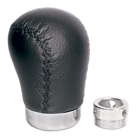 POMO CÁMBIO MARCHAS PIEL NEGRO 