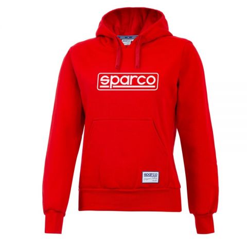 SUDADERA SPARCO LADY FRAME TALLA L ROJO