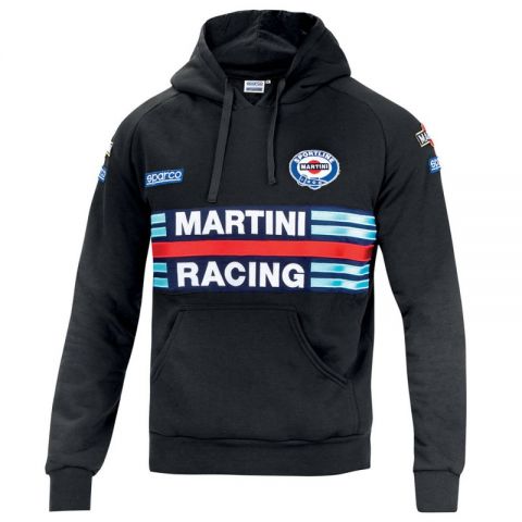 SUDADERA SPARCO MARTINI-R TALLA XL NEGRO