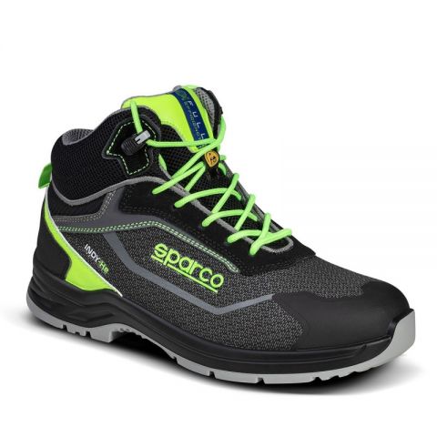 ZAPATILLA SPARCO INDY-HE S3 ESD T41 NEGRO/VERDE