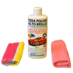 CERA EXTRABRILLANTE DE PULIDO Y PROTECCIÓN 500 ML.