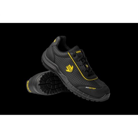 ZAPATOS SEGURIDAD MOMO PIT STOP NEGRA TALLA 43