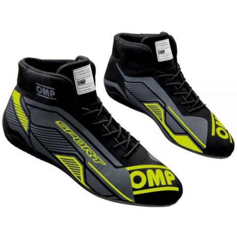 ZAPATILLAS OMP SPORT FIA 8856-2018 NEG/AMAR T- 44
