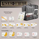 FUNDA COMPLETA UNIVERSAL MODELO INSPIRE NEGRO/ROJO