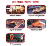 CABLES ARRANQUE TRANSPARENTES 300A SECCI 16MM 2,5M