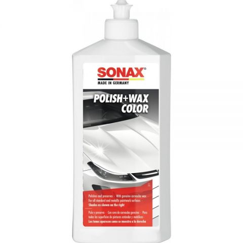 SONAX PULIMENTO + CERA BLANCA 500ML
