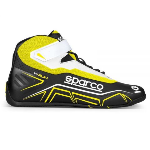 SPARCO ZAPATILLAS K-RUN TALLA 42 NEGRO/AMARILLO