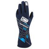 GUANTES OMP SPORT FIA 8856-2018 MY2025 AZUL T-L
