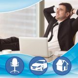 COJÍN VISCOELASTICO DE ASIENTO ORTOPÉDICO 42X40CM