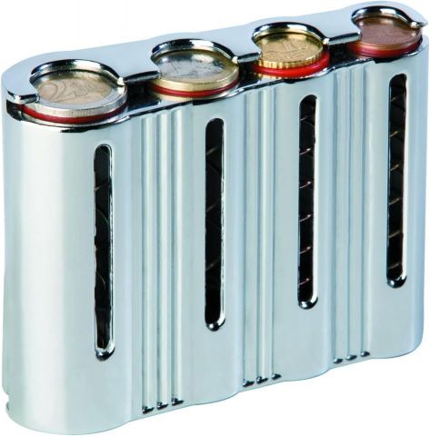 PORTAMONEDAS EURO METÁLICO