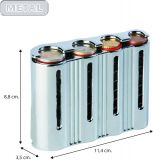 PORTAMONEDAS EURO METÁLICO