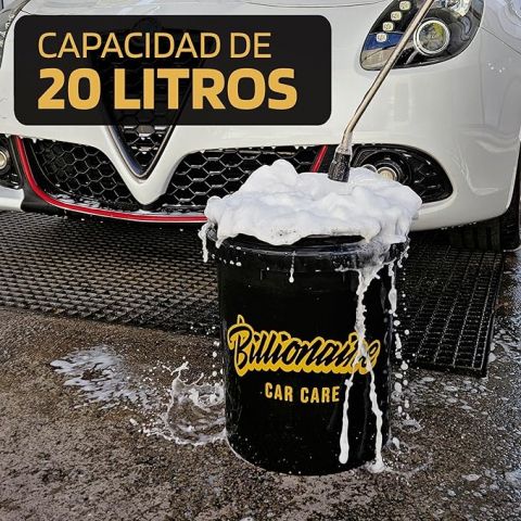 CUBO LIMPIEZA  BILLIONAIRE NEGRO 20L.
