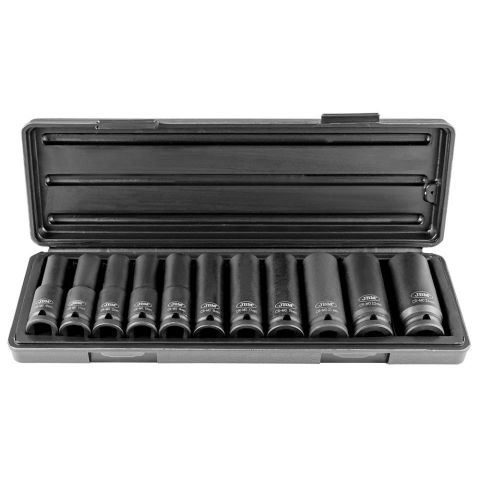 SET DE 11 VASOS DE IMPACTO HEXAGONAL DE 1/2