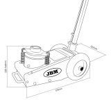 GATO OLEONEUMÁTICO CARRETILLA 22T