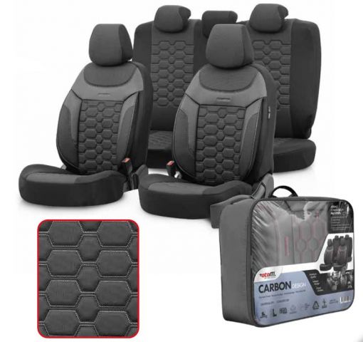 FUNDA COMPLETA UNIVERSAL MODELO CARBÓN