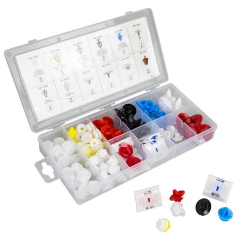 ESTUCHE DE CLIPS RENAULT/DACIA PARA MOLDURA 90PCS