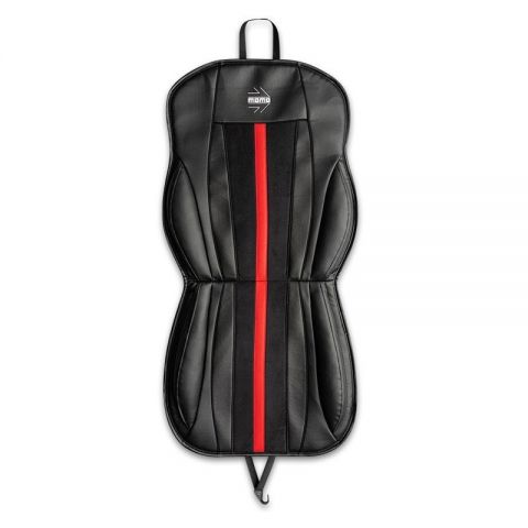 RESPALDO MOMO STRIPE NEGRO/ROJO