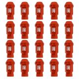 JUEGO DE 20 TUERCAS DE ALUMINIO M12X1.25 NARANJA