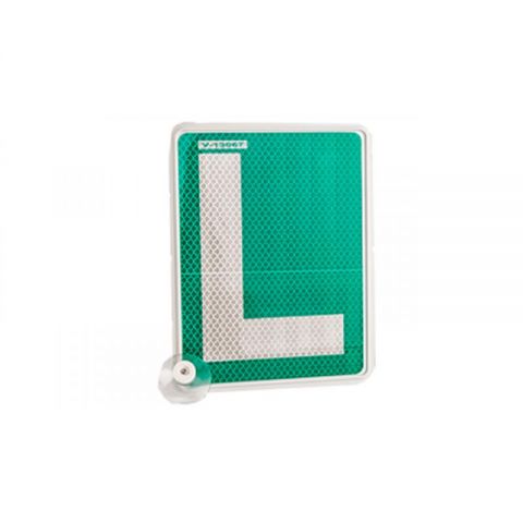 PLACA CONDUCTOR NOVEL-L VERDE 150X195 CON VENTOSA