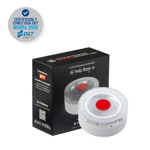 Baliza Help Flash IoT+ Conectada y Certificada DGT