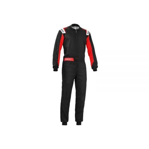 TRAJE SPARCO ROOKIE KID T-150 NEGRO/ROJO PARA NIÑO