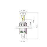 LÁMPARA LED SET M-TECH PRO SMART SERIES H4