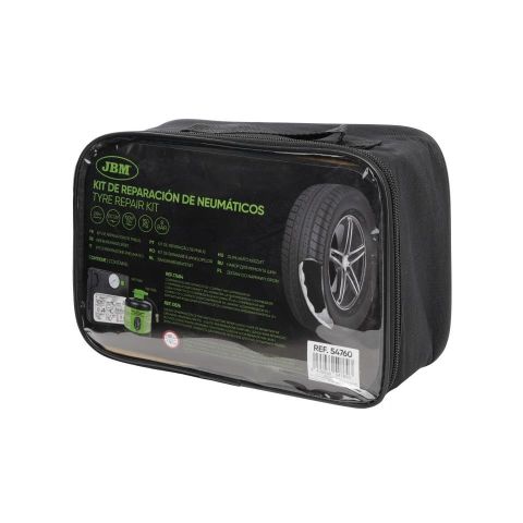 KIT SELLADOR DE PINCHAZOS - LÍQUIDO Y COMPRESOR 