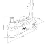 GATO OLEONEUMÁTICO CARRETILLA TELESCÓPICO 20/40T