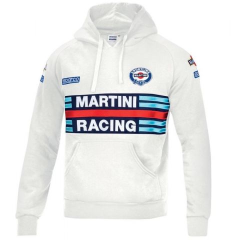 SUDADERA SPARCO MARTINI-R TALLA XL BLANCO