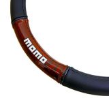 FUNDA VOLANTE MOMO LUXURY MADERA/PVC NE/MA 38/39CM